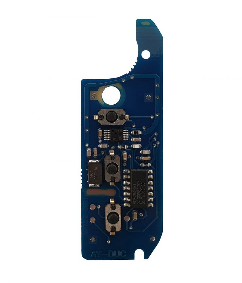 fiat-remote-control-board-pcb-circuit-dobloo-433mhz-3button-pcf7946-id46-oem-after-market-single